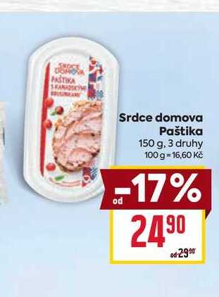 Srdce domova Paštika 150 g