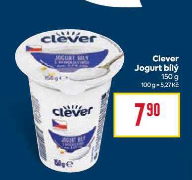Clever Jogurt bílý 150 g 
