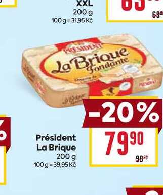 Président La Brique 200 g 