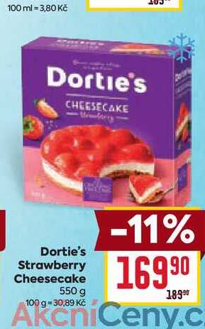 Dortie's Strawberry Cheesecake 550 g 