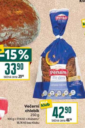 Večerní chlebík 250 g