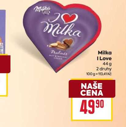 Milka I Love 44g