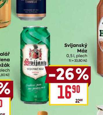 Svijanský Máz 0,51, plech