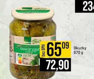 Okurky 670 g