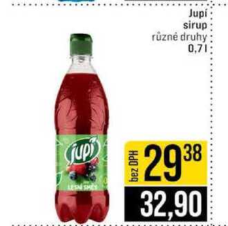 Jupi sirup různé druhy 0,7l