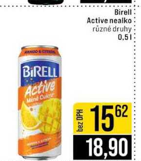 Birell Active nealko různé druhy 0.5l