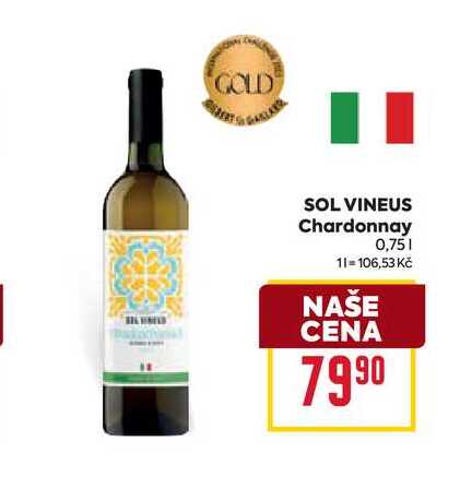 SOL VINEUS Chardonnay 0,75l