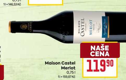 Maison Castel Merlot 0,75l