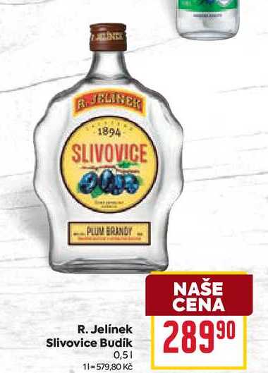 R. Jelínek Slivovice Budík 0,5l