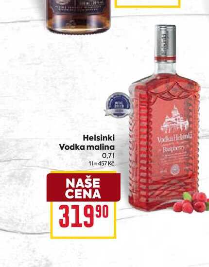 Helsinki Vodka malina 0,7l