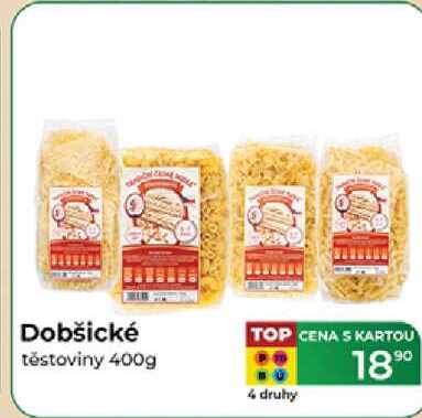 Dobšické těstoviny 400g 