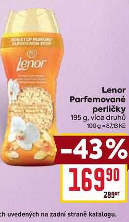 Lenor Parfemované perličky 195 g
