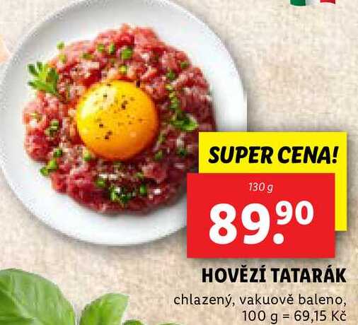 HOVĚZÍ TATARÁK, 130 g 