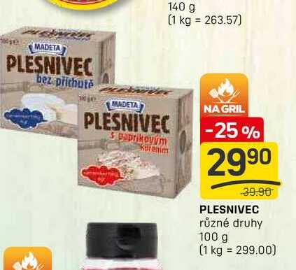 PLESNIVEC různé druhy 100 g 