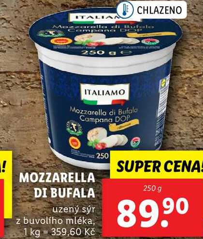 MOZZARELLA DI BUFALA, 250 g