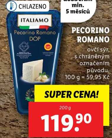 PECORINO ROMANO, 200 g