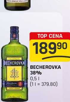 BECHEROVKA 38% 0,5l