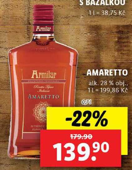 AMARETTO, 0,7 l