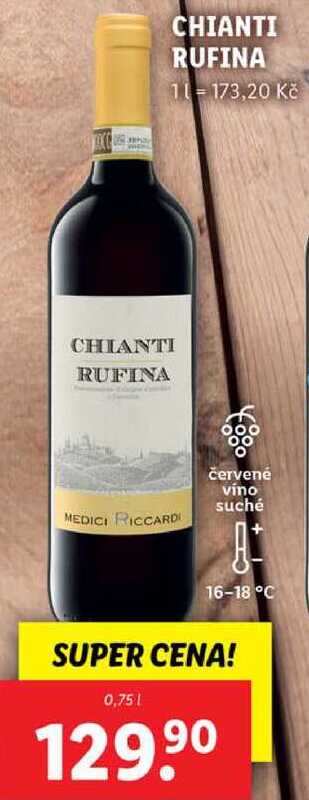 CHIANTI RUFINA, 0,75 l