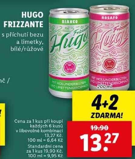 HUGO FRIZZANTE, 200 ml