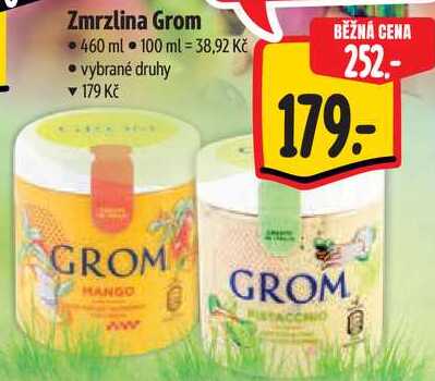 Zmrzlina Grom, 460 ml  