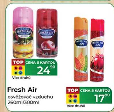 Fresh Air osvěžovač vzduchu 260ml/300ml 