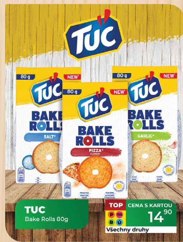 TUC Bake Rolls 80g 