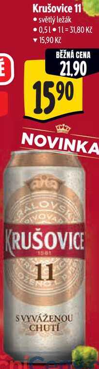 Krušovice 11, 0,5 l