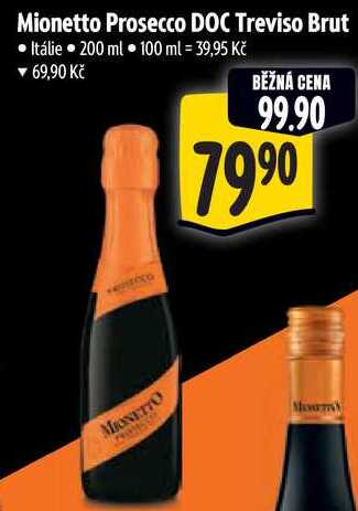 Mionetto Prosecco DOC Treviso Brut, 200 ml