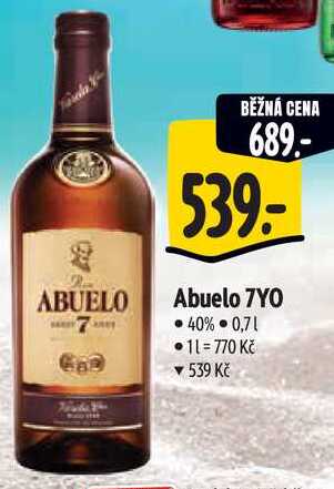 Abuelo 7YO, 0,7 l