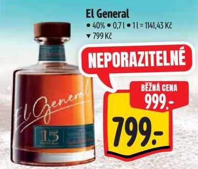 El General, 0,7 l