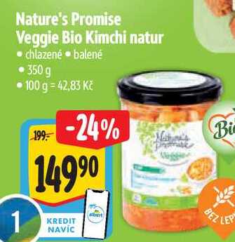 Nature's Promise Veggie Bio Kimchi natur, 350 g