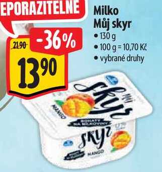 Milko Můj skyr, 130 g