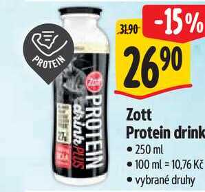 Zott Protein drink, 250 ml 