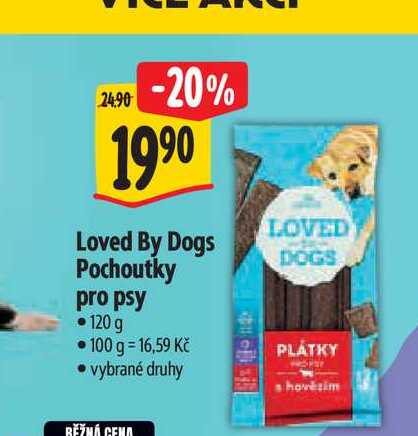   Loved By Dogs Pochoutky pro psy 120 g 