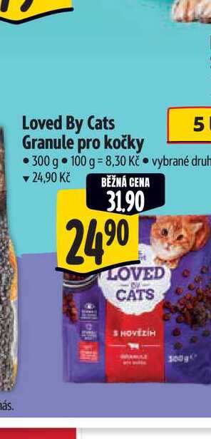   Loved By Cats Granule pro kočky 300 g 