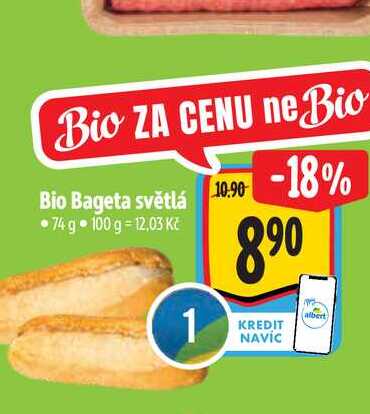   Bio Bageta světlá 74 g  