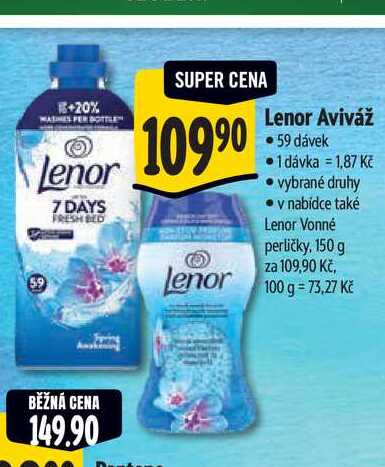   Lenor Aviváž  59 dávek  