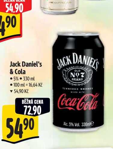  Jack Daniel's & Cola 330 ml