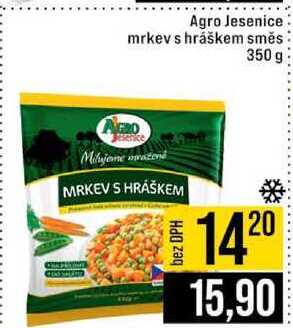 Agro Jesenice mrkev s hráškem směs 350 g 
