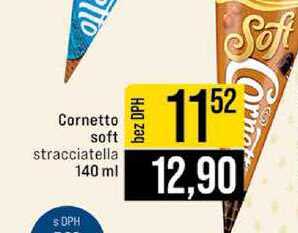 Cornetto soft stracciatella 140 ml
