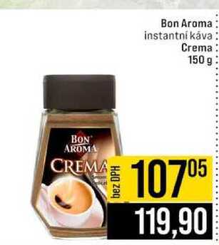 Bon Aroma instantní káva Crema 150 g 