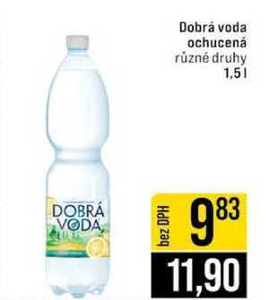 Dobrá voda ochucená různé druhy 1,5l