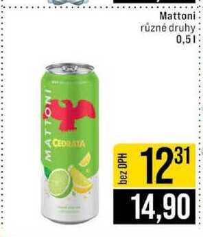 Mattoni různé druhy 0,5l 