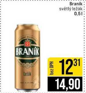 Branik světlý ležák 0,5l