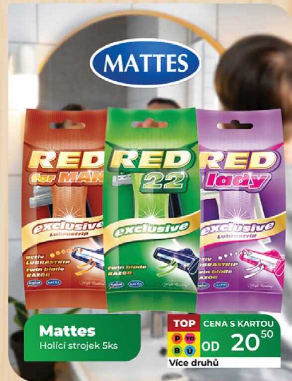 Mattes Holící strojek 5ks 