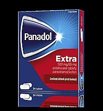 Panadol Extra 500 mg/65 mg 24 potahovaných tablet