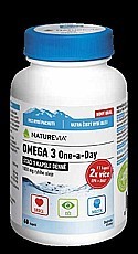 NatureVia® Omega 3 One‑a‑Day 60 kapslí