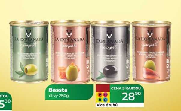 Bassta olivy 280g 