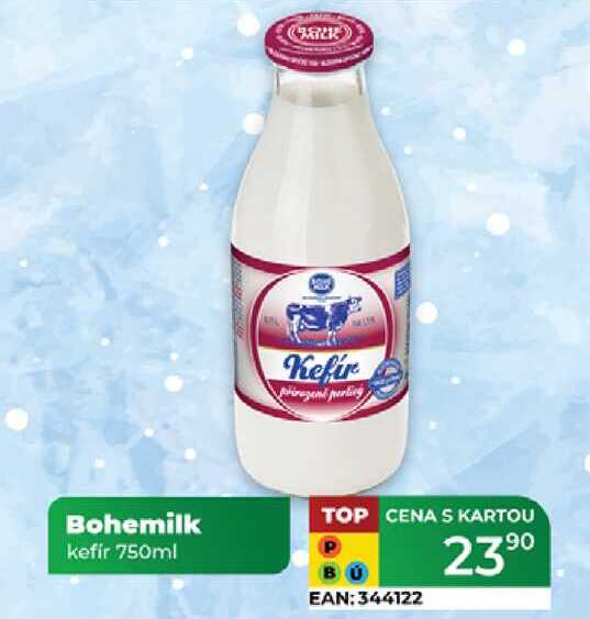 Bohemilk kefir 750ml   